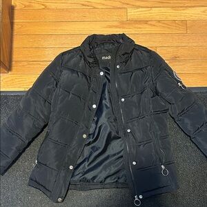 Kids Black Puffer Jacket